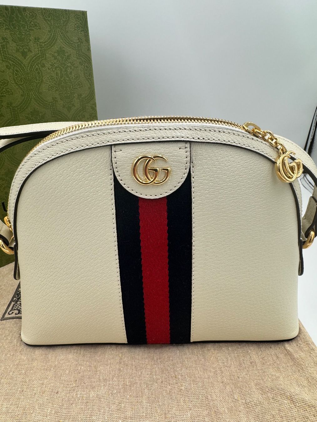 Gucci Taschen für Damen: Gucci Tasche Ophidia weiss – Neu und originalverpackt aus Wiedlisbach von Sistershop 7