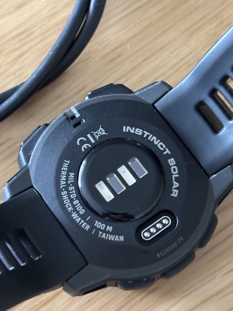 Garmin Orologi: Garmin Instinct Solar Watch black with cable – Usato da Mellingen venduto da Guilhermefurlan 3