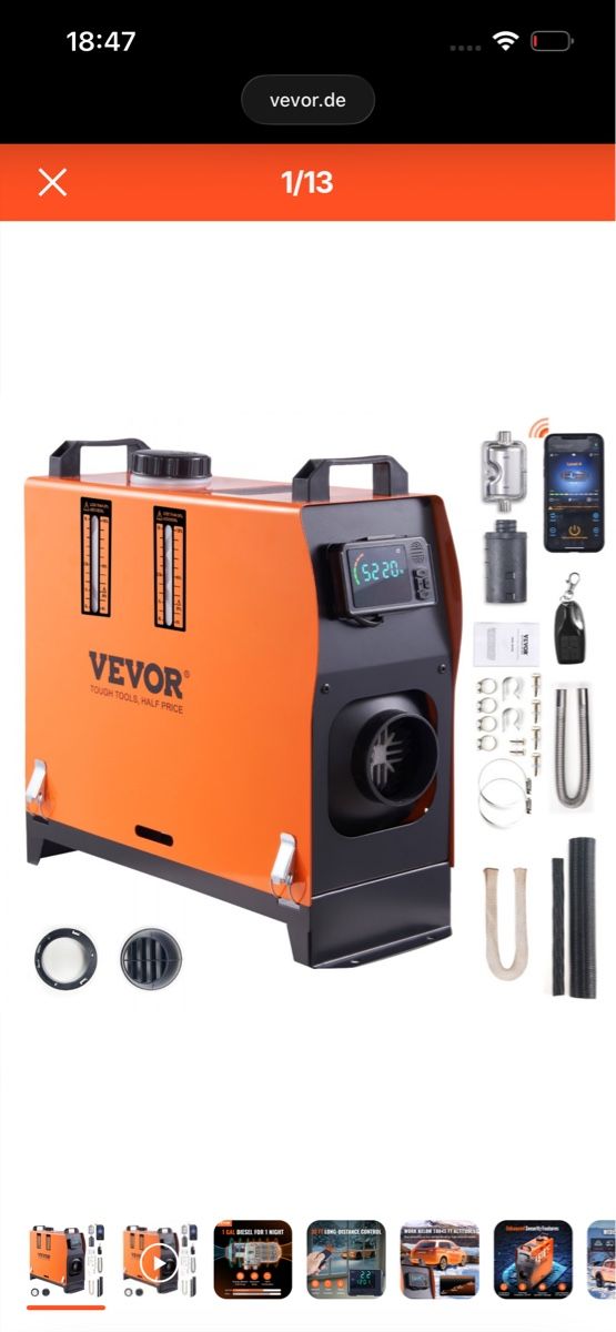 Heizgeräte: VEVOR Dieselheizung 5-8KW 12V – Neu und originalverpackt aus Huttwil von luk_9tdh 1
