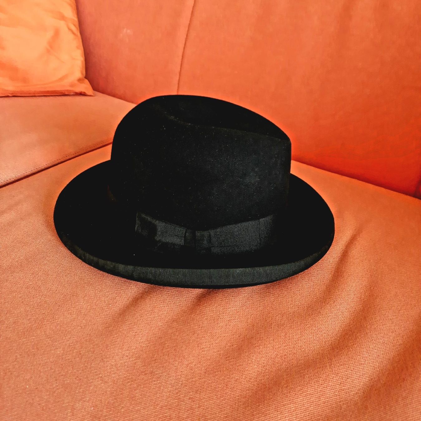 Copricapi, berretti & cappellini: Vintage Herrenhut Mossant Grösse 57 – Usato da Bottmingen venduto da Foernbachertheater 1