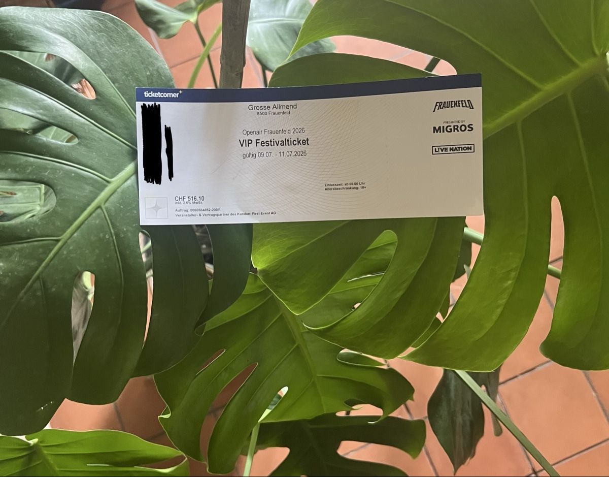 Biglietti: Openair Frauenfeld VIP Ticket – Nuovo e nell'imballaggio originale da Trüllikon venduto da zoe_v7qn 1