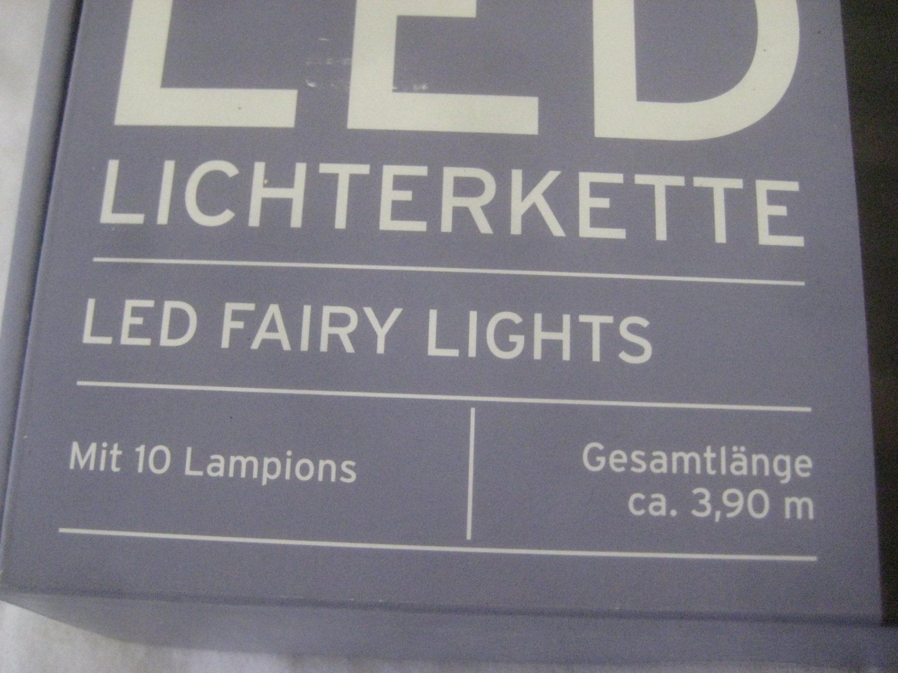Ghirlande e barre luminose: LICHTKETTE  LAMPIONS – Nuovo e nell'imballaggio originale da Uster venduto da flocke1 2