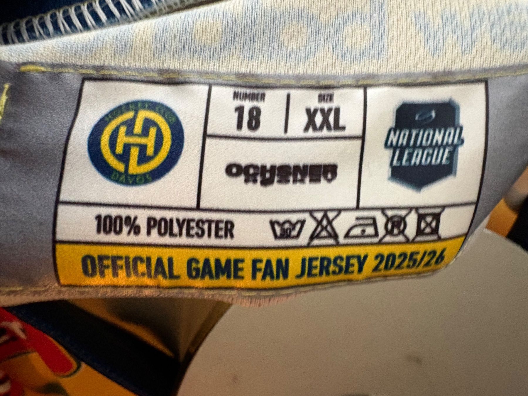 Canottiere & Pantaloni: HCD HC Davos Authentic Trikot Zadina – Usato da Gamprin venduto da Flippy85 2