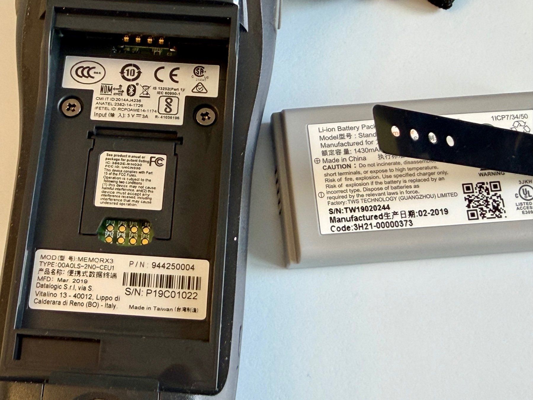 Scanner: Datalogic Memor X3 / Barcode Scanner – Usato da Einigen venduto da Medicom-Pharma 8