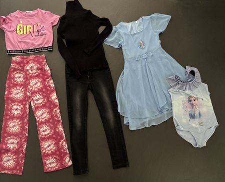 Tolles Kleiderpaket für schmale Mädchen Gr. 134/140
