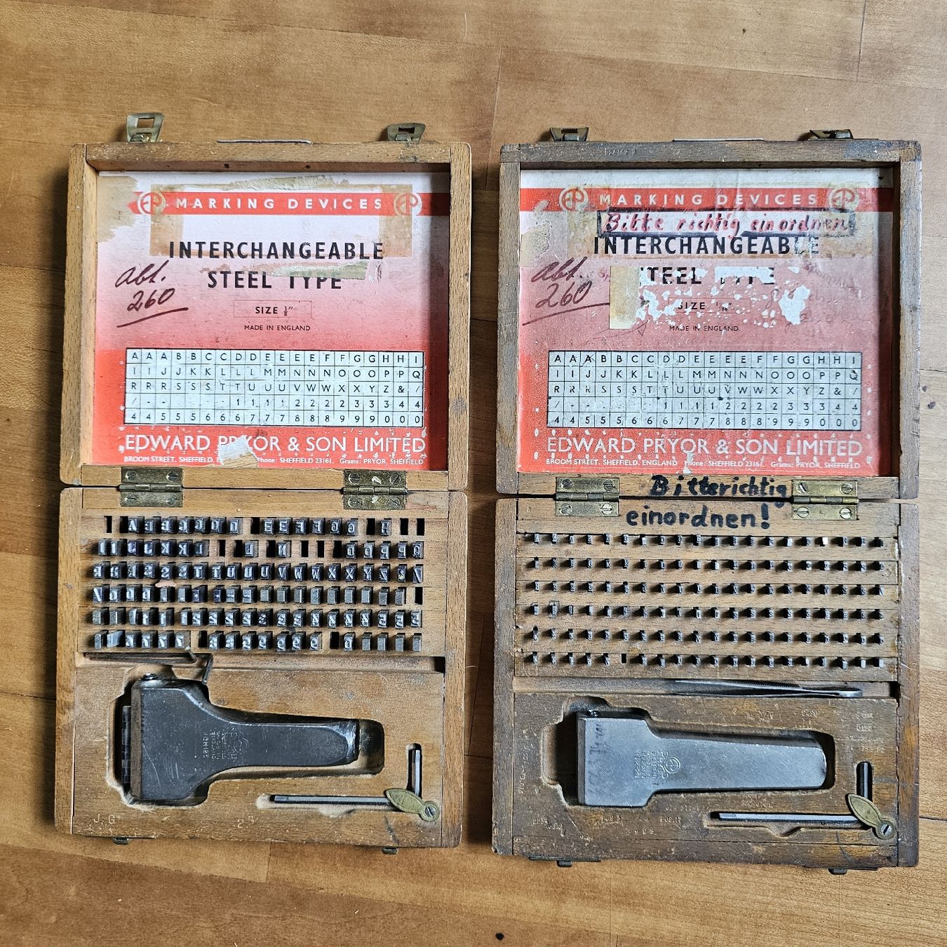 Tous les outils: Metallstempel Vintage Edward Pryor Sheffield – D'occasion à Vitznau par ashuk