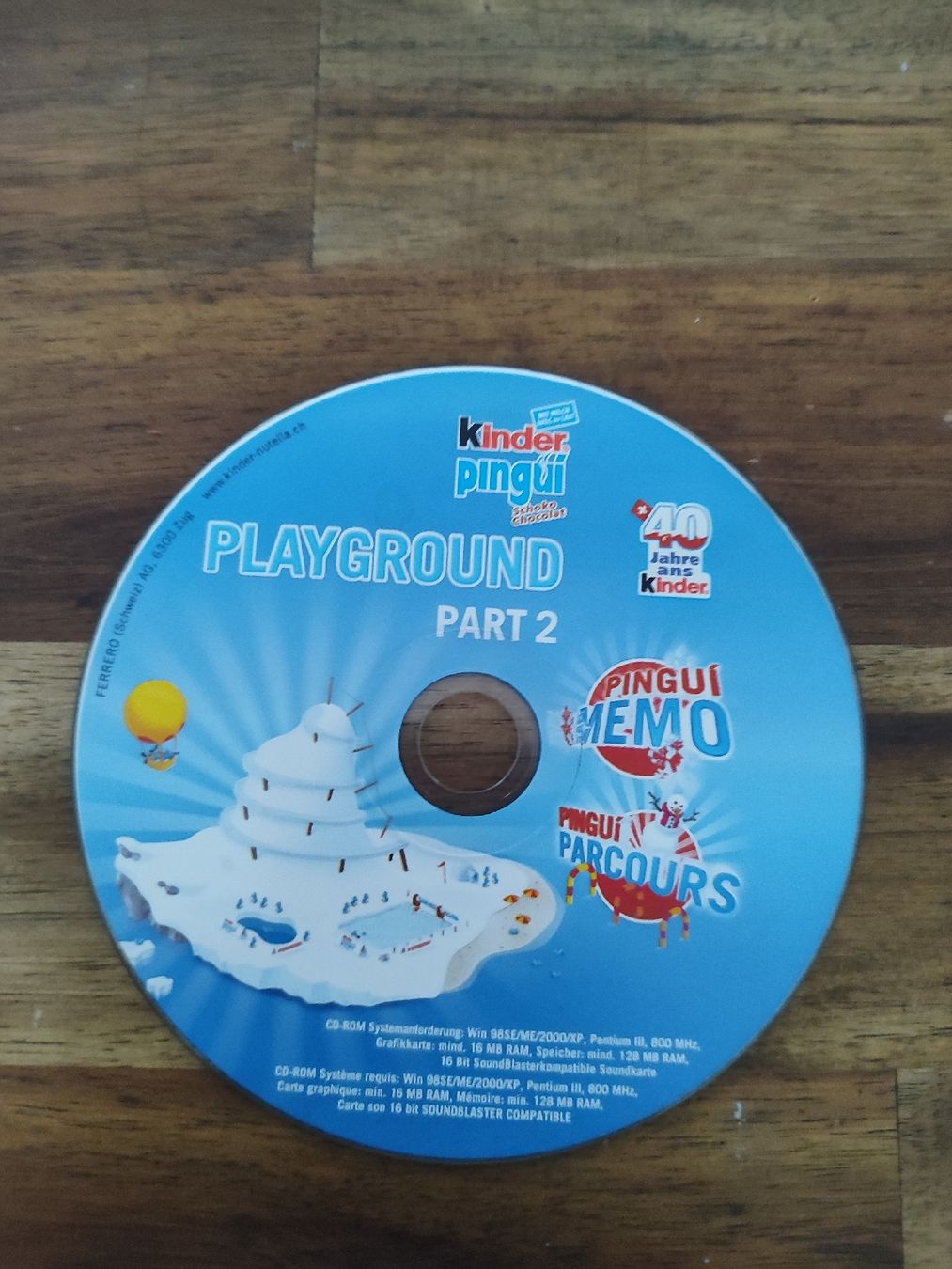 CD: Kinder Pingui Playground Part 2 – Usato da Vétroz venduto da mrcl01 1