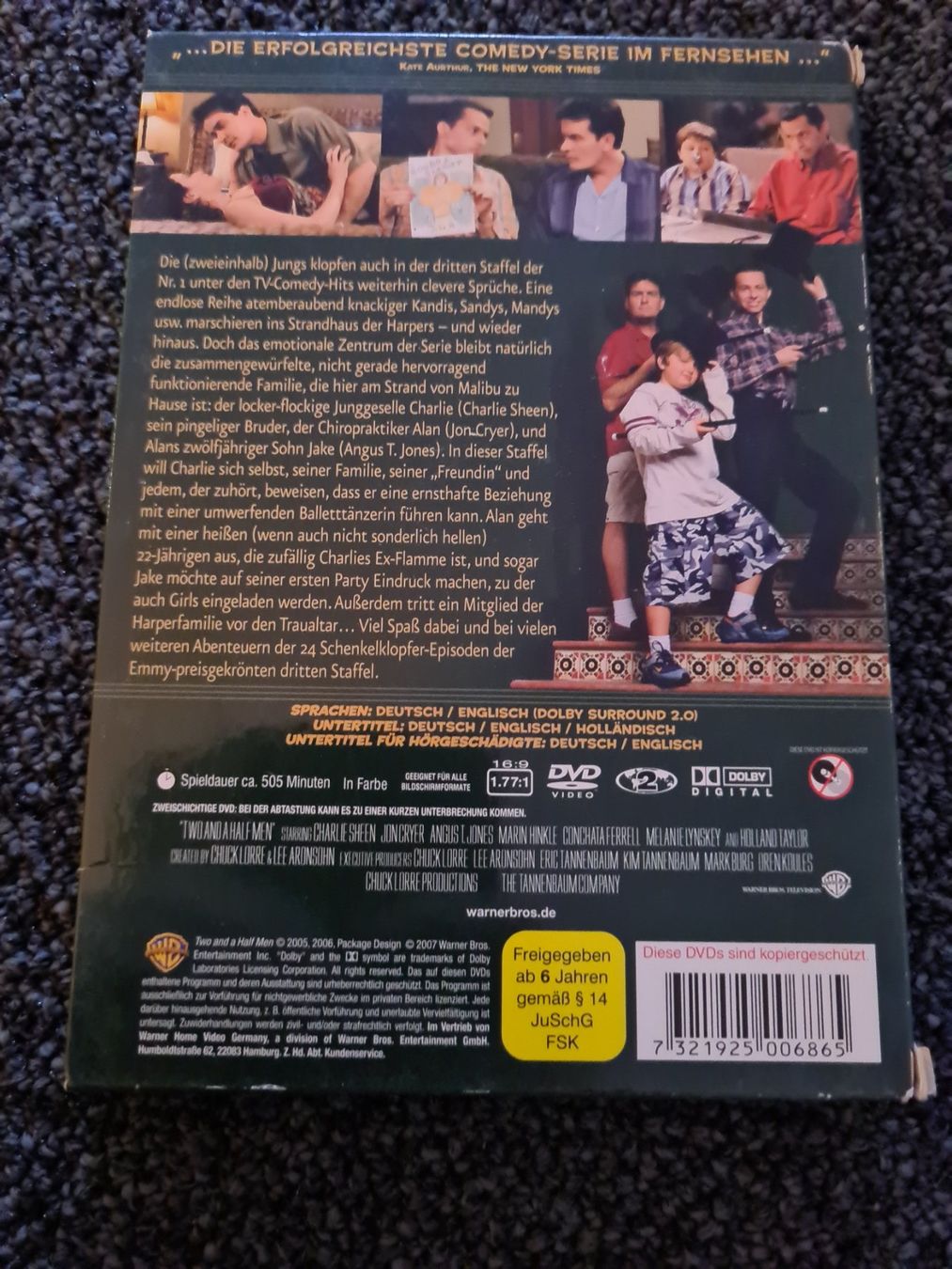 Tutti i DVDs: TWO AND A HALF MEN STAFFEL 3 – Usato da Ruswil venduto da jan_bxl5 1