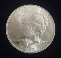1 Peace Dollar USA 1922 Silber Lady Liberty 