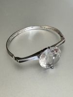 Vintage 925 Silber Armband mit Bergkristall, MJH, Finnland