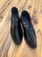 Schuhe schwarz Lackoptik Grösse 43 gebraucht guter Zustand