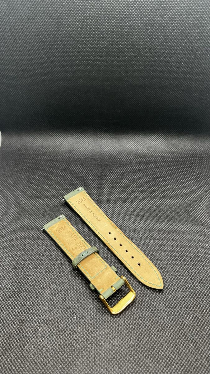 Bracciali & Braccialetti: Cinturino in pelle verde – Nuovo (secondo la descrizione) da Pregassona venduto da TheWatchClub 1