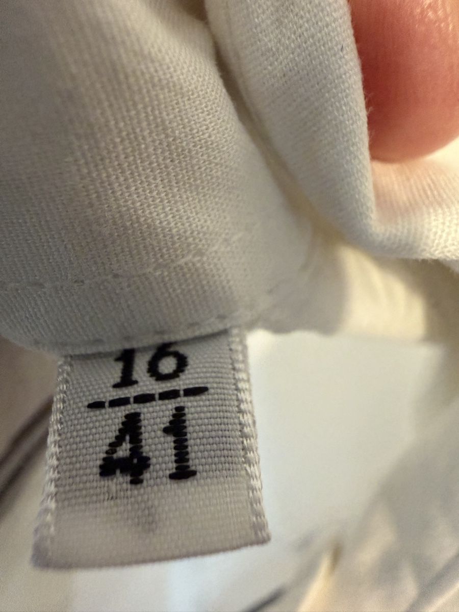 Camicie: Camicia GREY Daniele Alessandrini bianca taglia 41 cotone 97 – Usato da Lugano venduto da can_xdd8 8