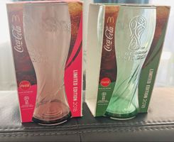 ⚽️2 Coca-Cola Gläser WM 2018 Russia limitiert🍀