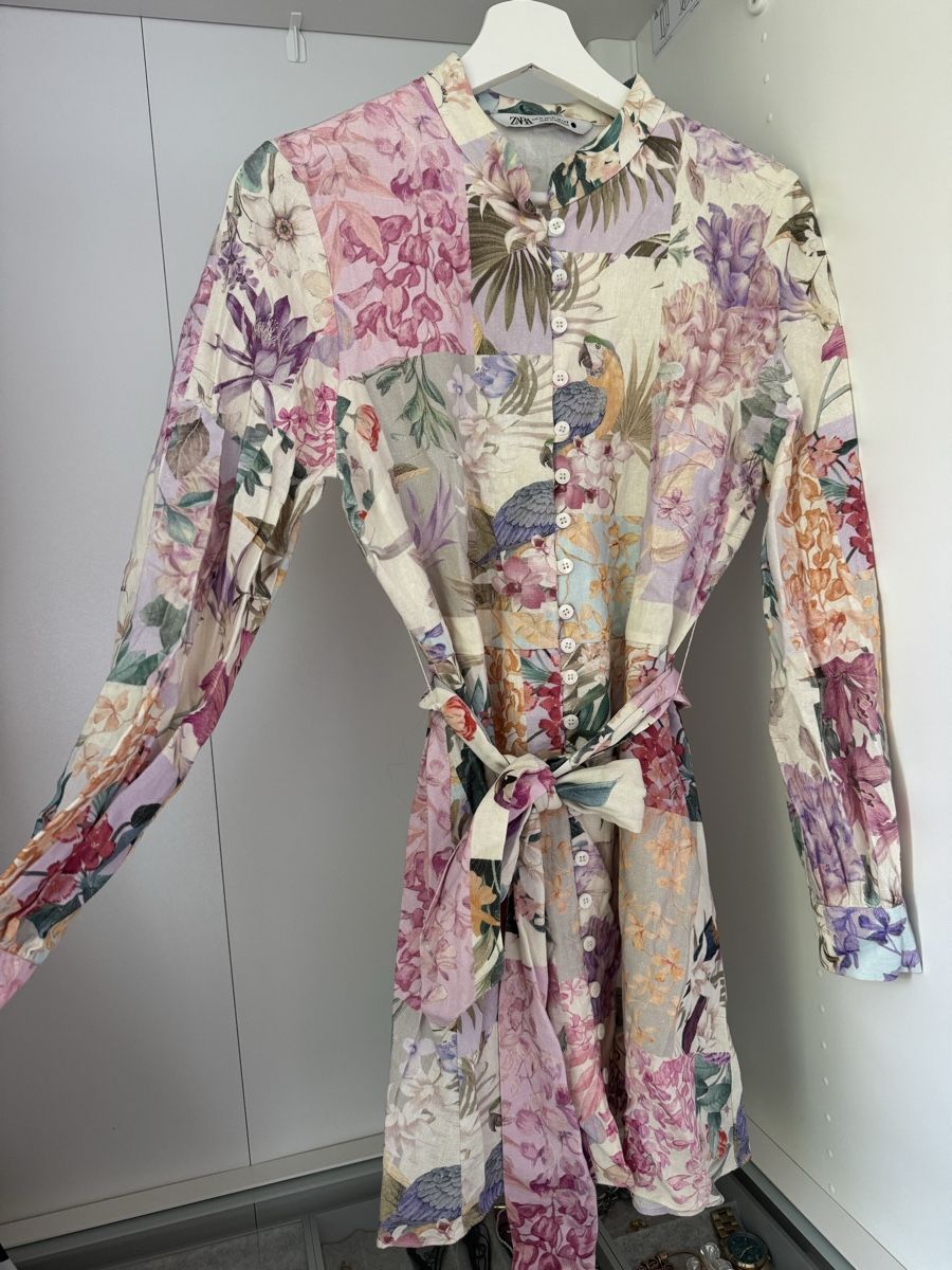 Zara Vestiti: ZARA Kleid patchwork floral Sommer Grösse M  – Usato da Zürich venduto da kat_t9m9