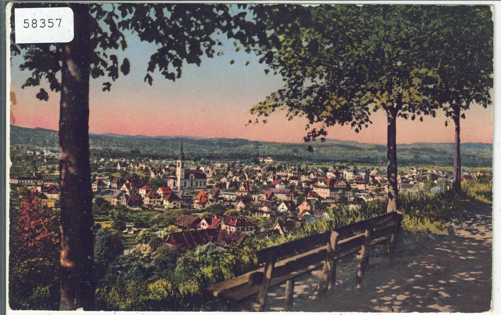 Cartoline postali: Weinfelden - Generalansicht - Litho – Usato da Ettingen venduto da Kartenplanet