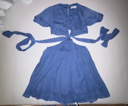 ASOS Sommerkleid, Gr. 36, blau