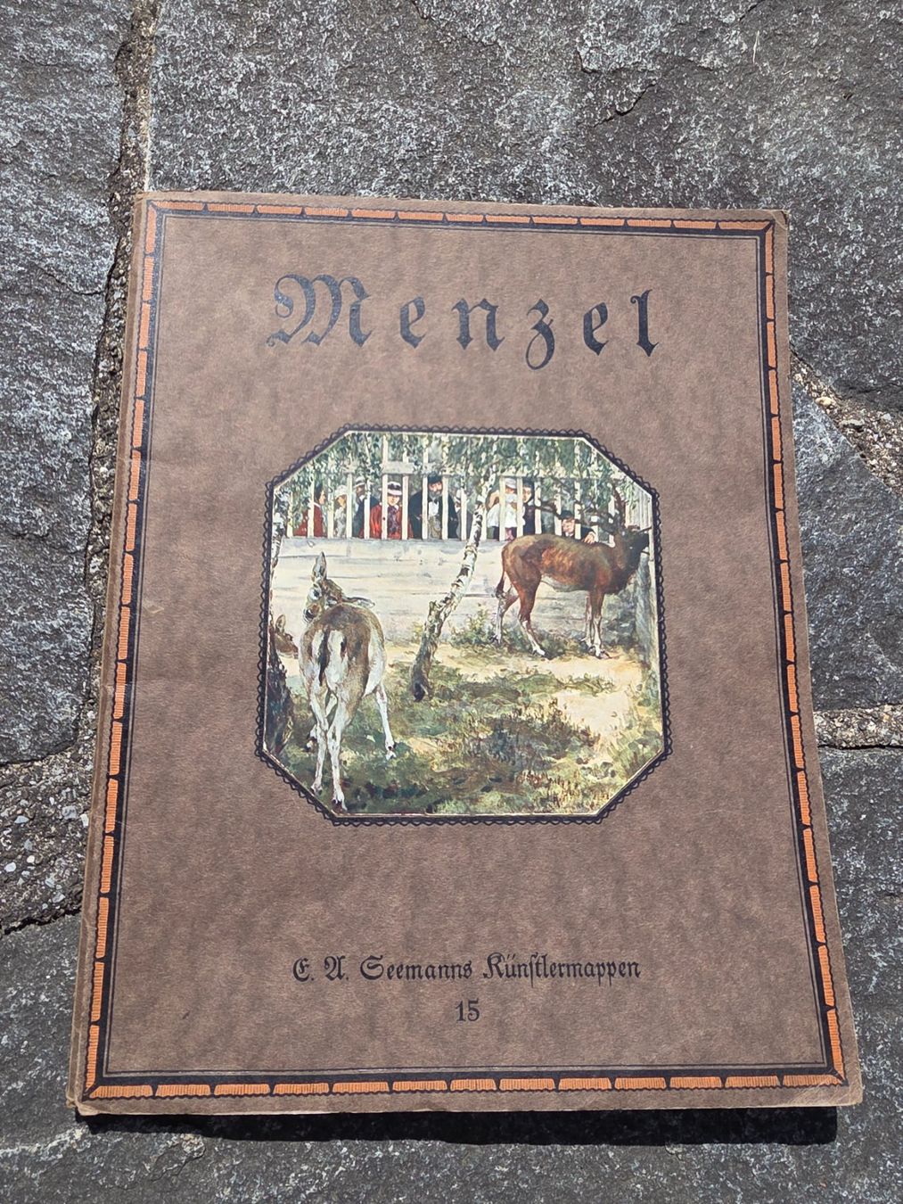 Libri: antike Kunstmappe des Schweizerischen Beobachters/Seemanns – Usato da Reinach AG venduto da BrocanteAGSued 4