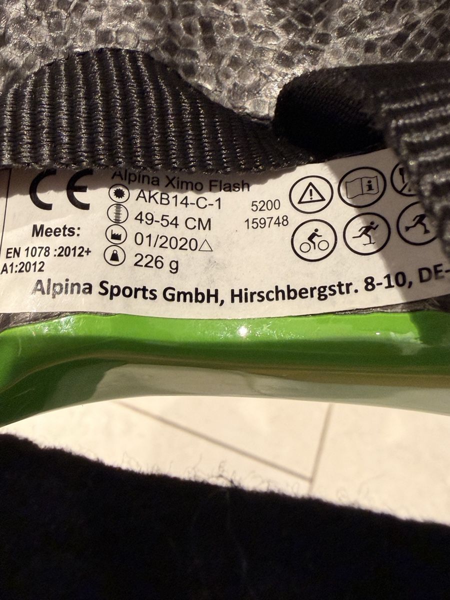 Alpina Caschi: Ximo Flash Kinder Velohelm, grün, Kinder, 49-54cm – Nuovo (secondo la descrizione) da Wilen b. Wil venduto da carpediem25 4