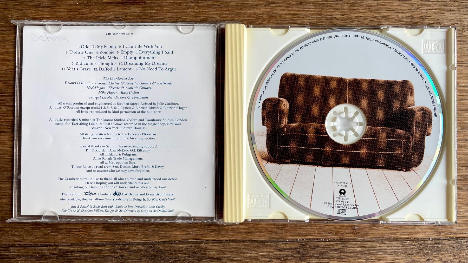 CDs: The cranberries - no need to argue - CD – Gebraucht aus Pontresina von il-bain 2