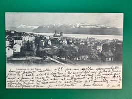 Lausanne et les Alpes - 1902
