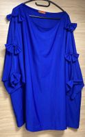 Damenbluse Einzelanfertigung von der Schneiderin Royalblau