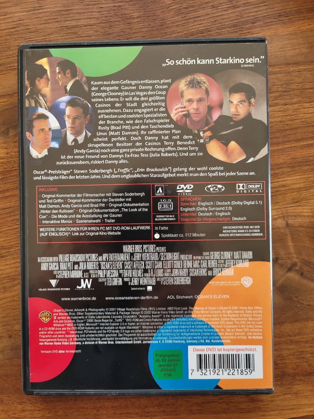 Tutti i DVDs: Ocean's Eleven DVD – Usato da Biberist venduto da hertd 1
