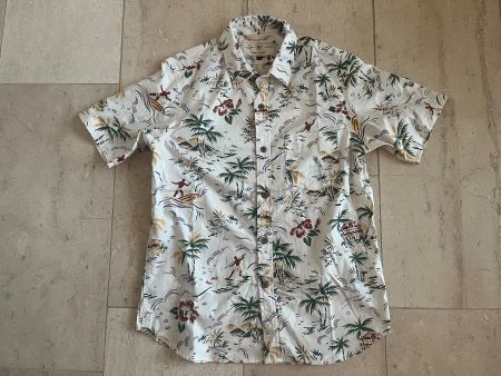 Rogue Territory Oxford Shirt // White Surf - L