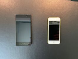iPod Touch 5. Generation (funktioniert), Huawei (defekt)