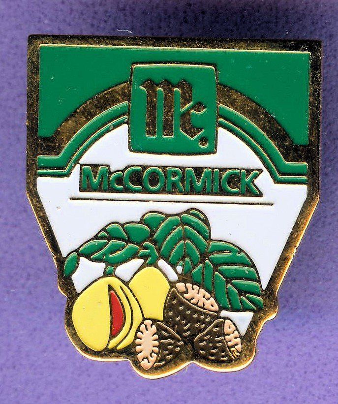 Placchette & Badge: Mc CORMICK  MUSKATNUSS – Usato da Winterthur venduto da Sammleroase