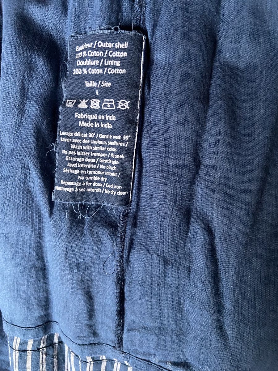 Kleider: Leon & Harper gestreiftes Kleid Gr. L Baumwolle – Gebraucht aus Planken von oeh_g7xb 4