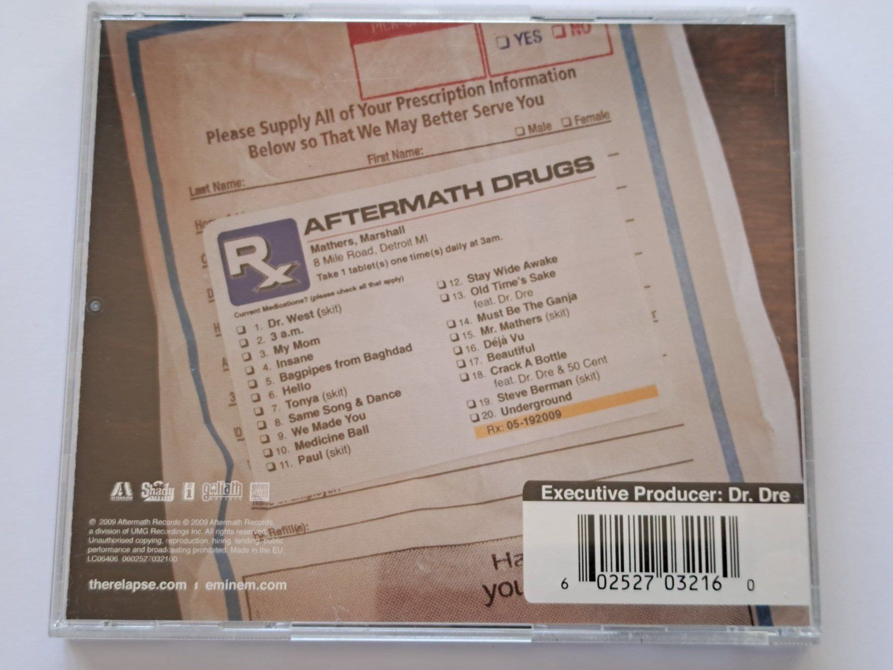 CDs: Cd Eminem - Relapse  – D'occasion à Pully par bro_n52j 1