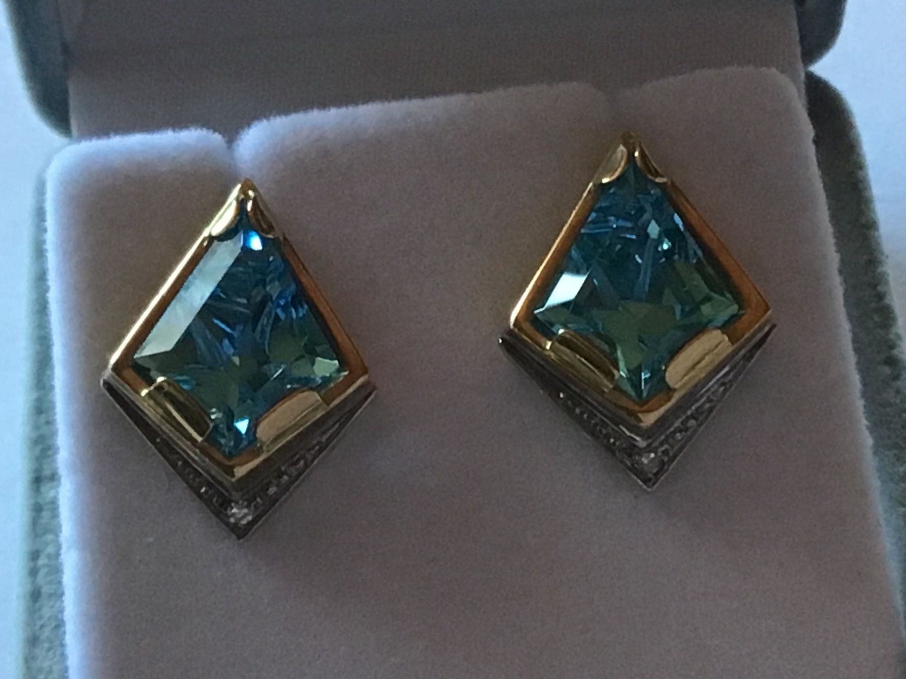 Ohrringe & -stecker: Massive Topas Ohrstecker – Gebraucht aus St. Gallen von Goldlilly 1