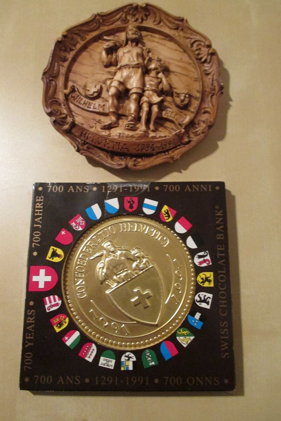 Medaillen: 700 Jahre Schweizerische Eidgenossenschaft 1291 - 1991 – Gebraucht aus Lützelflüh-Goldb von wli_9wqr