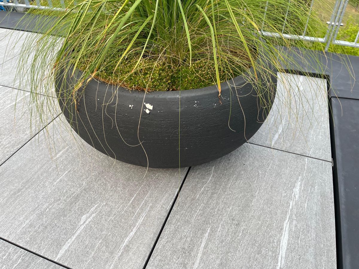 Rivestimenti per pavimenti: Feinsteinzeug Gartenplatten 60/60/2 grau – Nuovo (secondo la descrizione) da Müllheim Dorf venduto da Lyly04 1