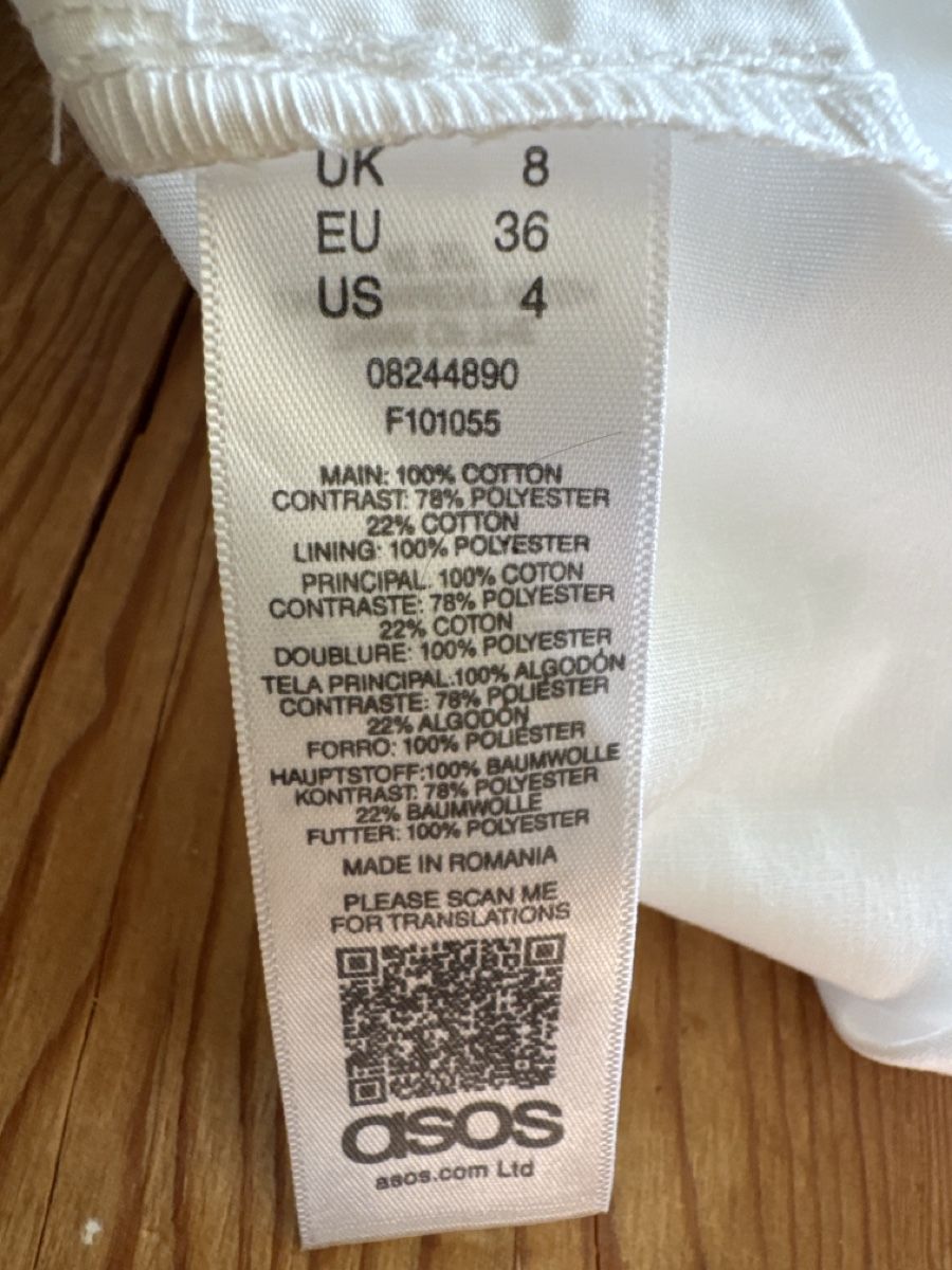 Asos Vestiti: Asos Kleid weiss Gr. 36 – Usato da Mauren venduto da ducducturi 7