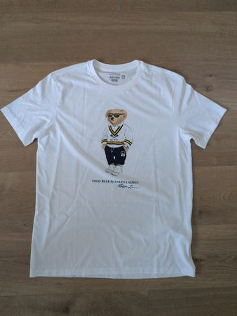 Ralph Lauren Polo Bear T-Shirt Weiss Grösse M