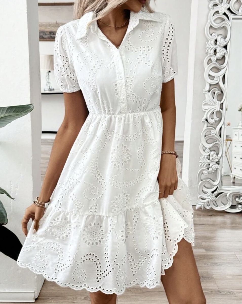 Kleider: Weisses Sommerkleid Gr. S Boho 👗 – Neu und originalverpackt aus Thun von noggi87 2
