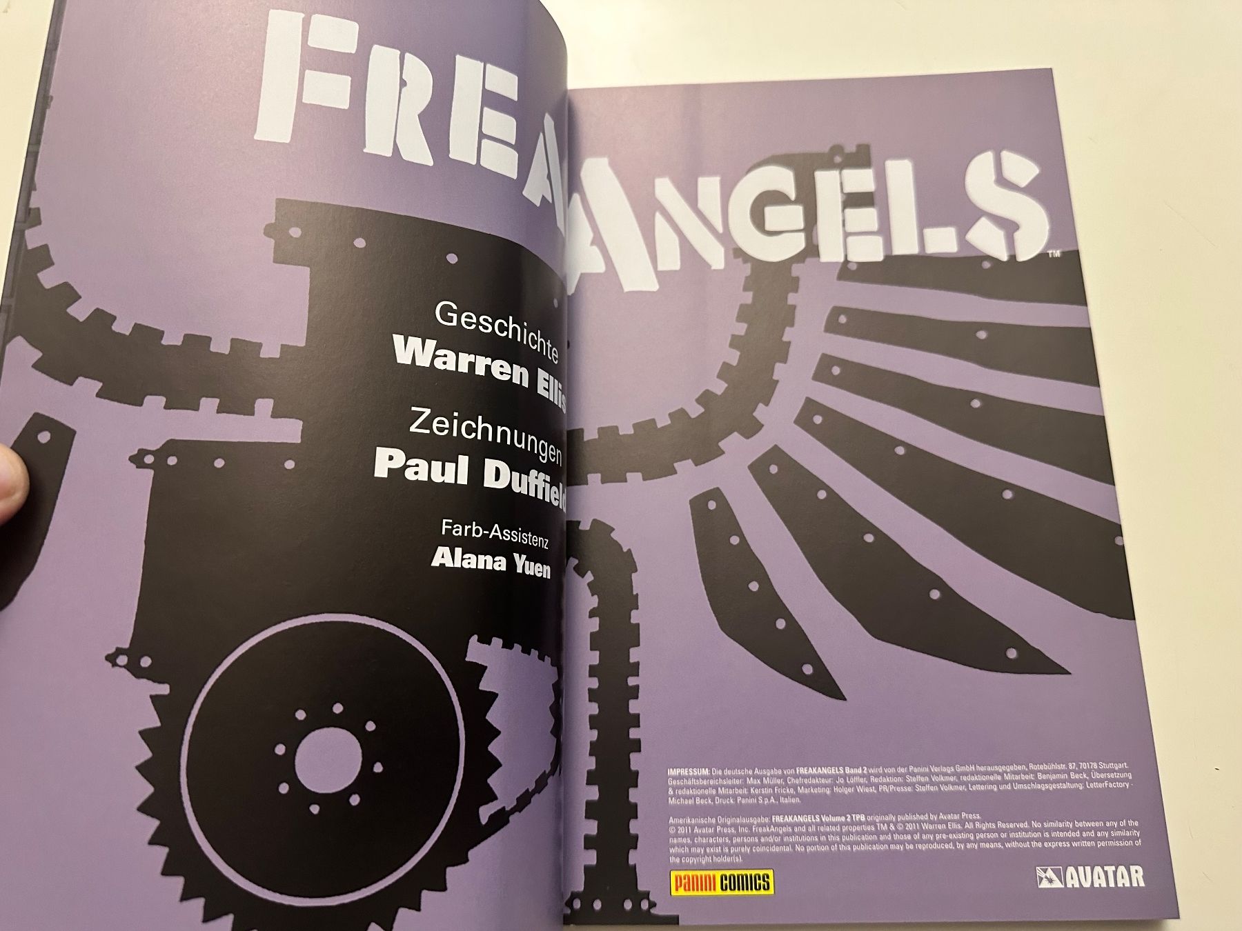 Fumetti: FREAKANGELS 2 - WARREN ELLIS - PAUL DUFFIELD - PANINI COMICS – Nuovo (secondo la descrizione) da Münsingen venduto da Ganjam 3