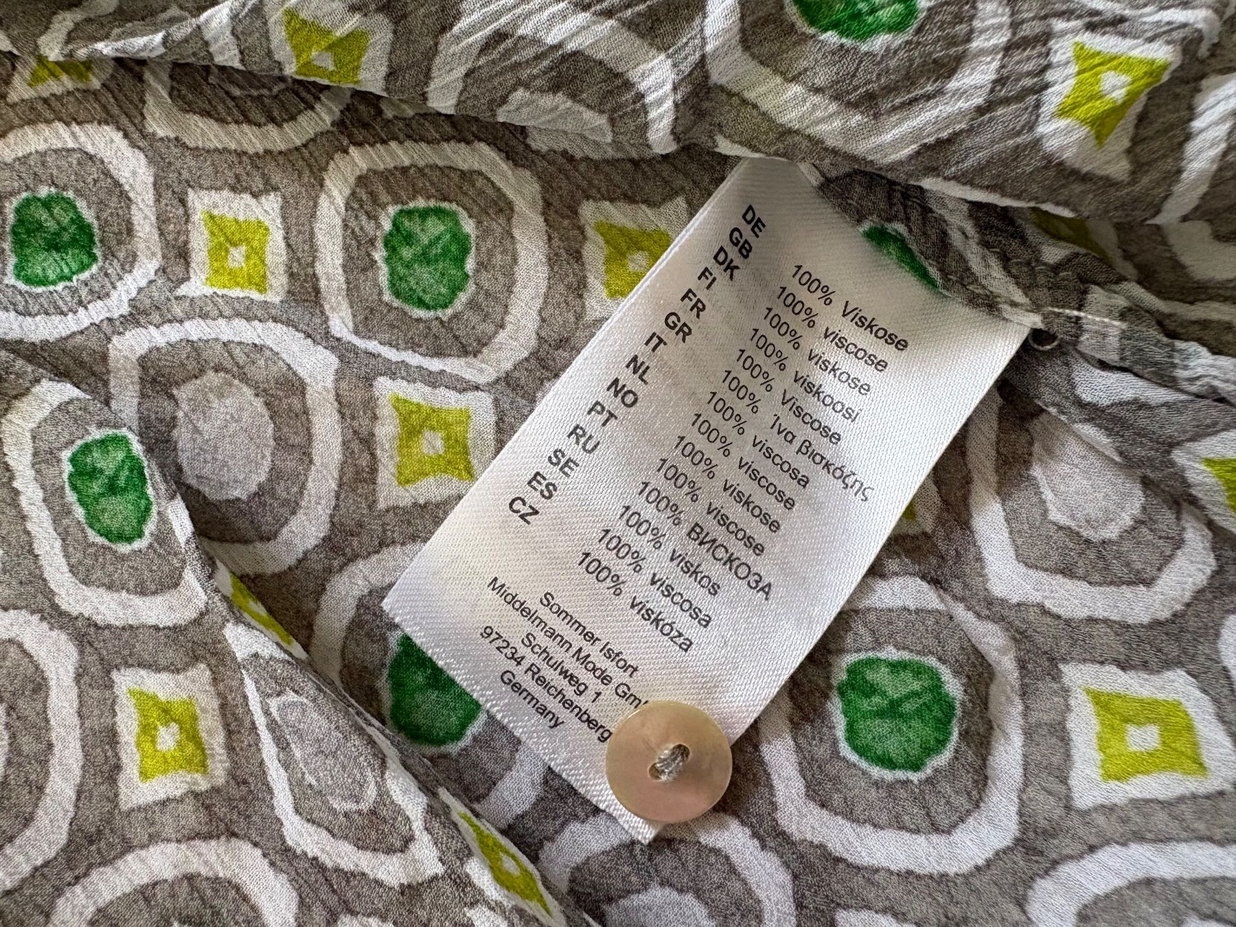 Camicette: Simclan Bluse tolles Muster, 36 wie neu – Usato da Hombrechtikon venduto da star8888 4