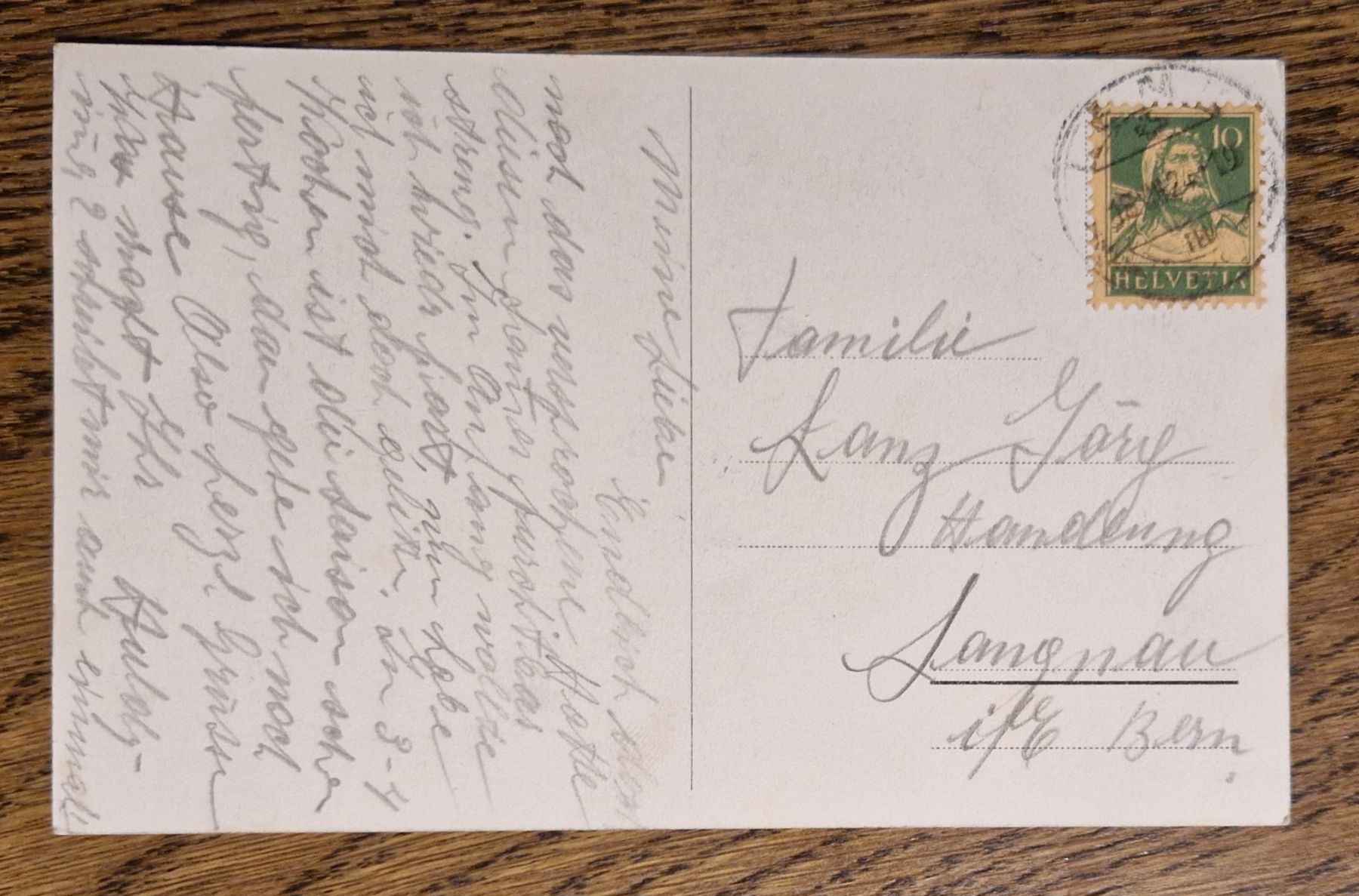 Cartoline postali: Bad- und Kurhaus Lenk i. S. 1924 – Usato da Ebikon venduto da Donar50 1