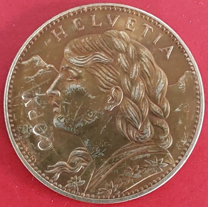 Tutti le monete: Goldvreneli 100 Franken 1925 (Replica) – Nuovo (secondo la descrizione) da Arch venduto da repros 1