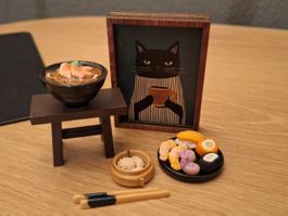 Handmade Asiatisches Set, Sushi, Dumplings