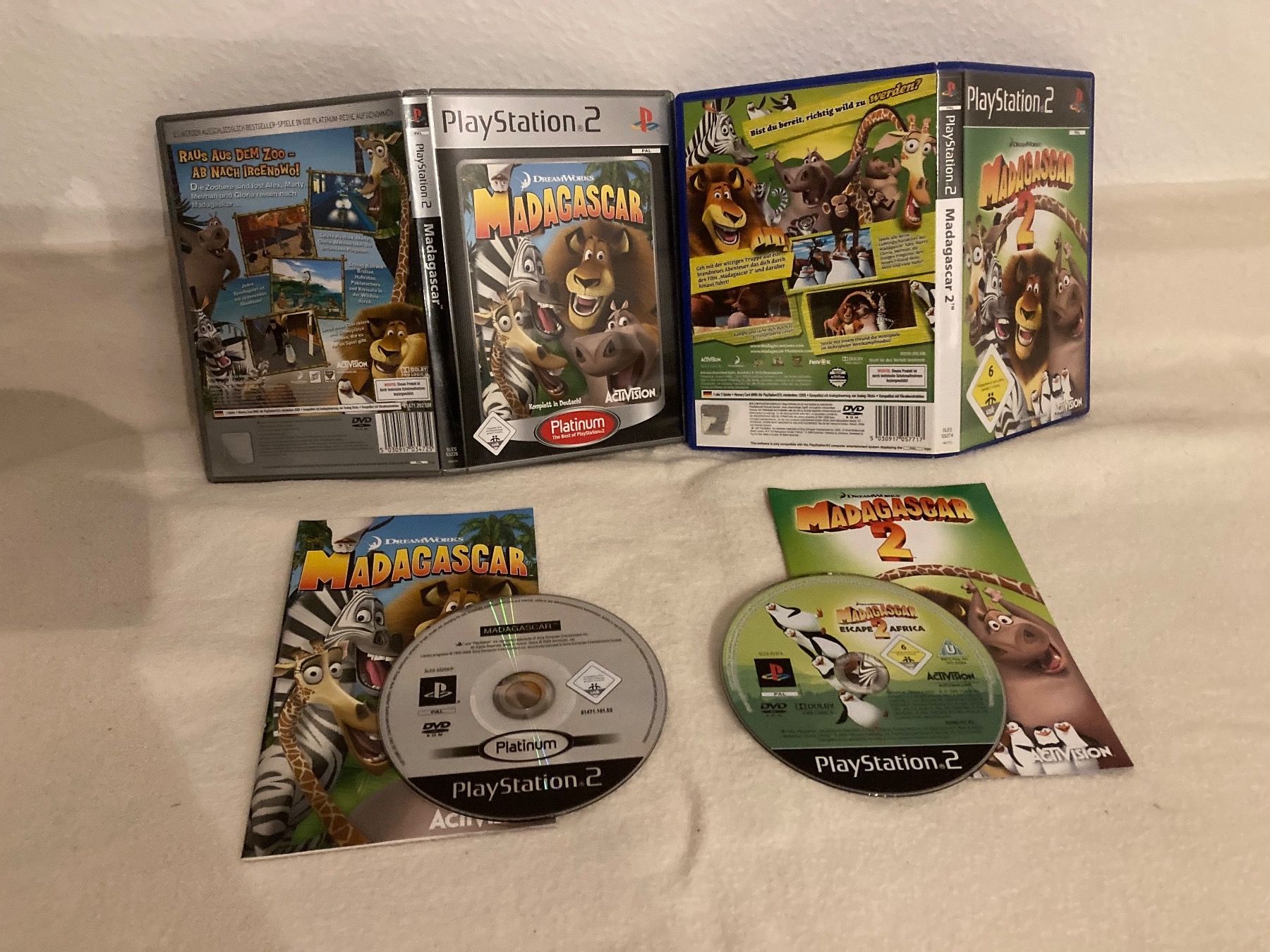 Sony Giochi: Madagascar + Madagascar 2 im Set – Usato da Reinach BL venduto da Haexli_46