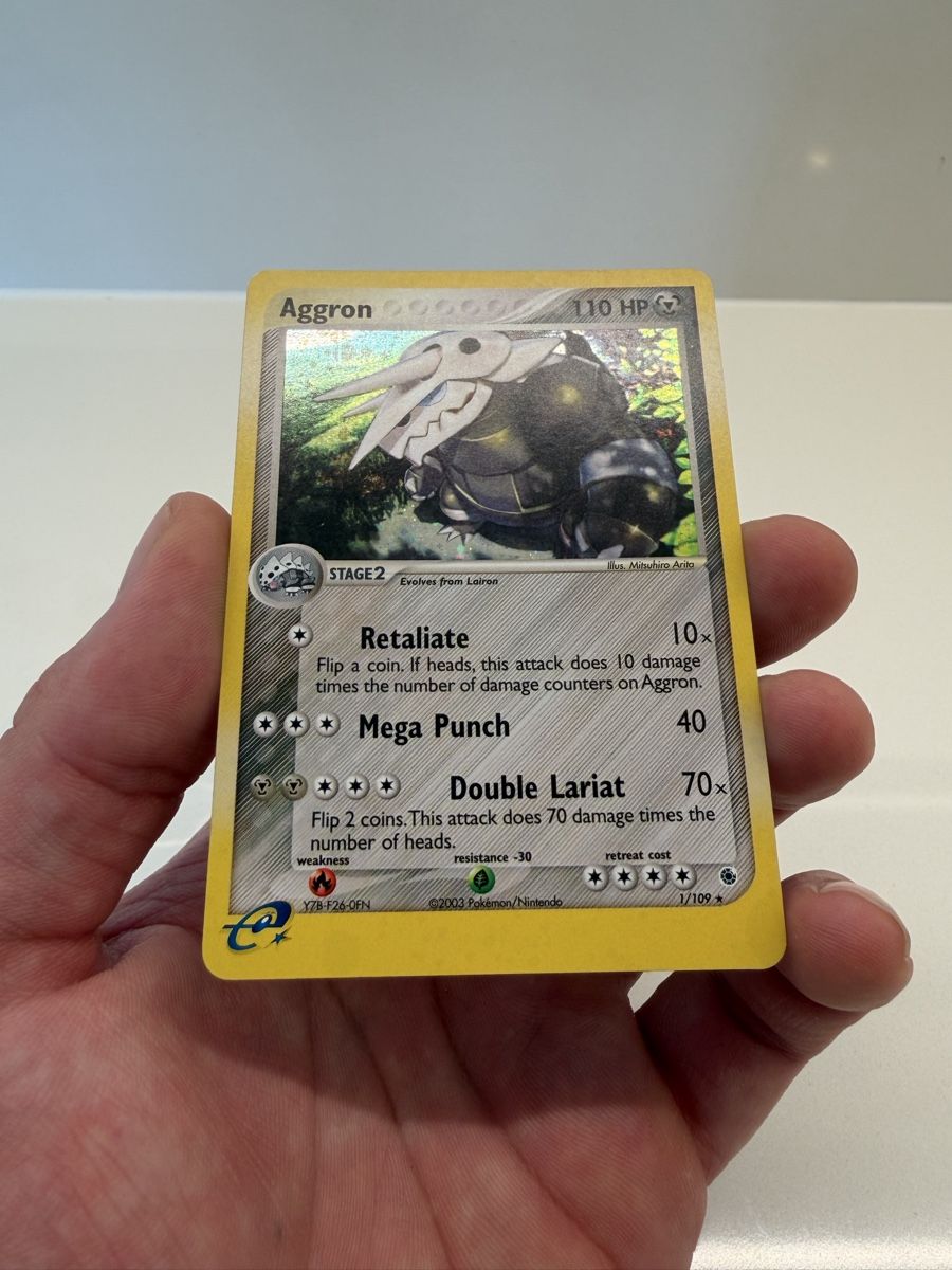 Pokémon Sammelbilder & Trading cards: Aggron Holo Rare EX Ruby & Sapphire 2003 – Gebraucht aus Arlesheim von WungaBunga 3