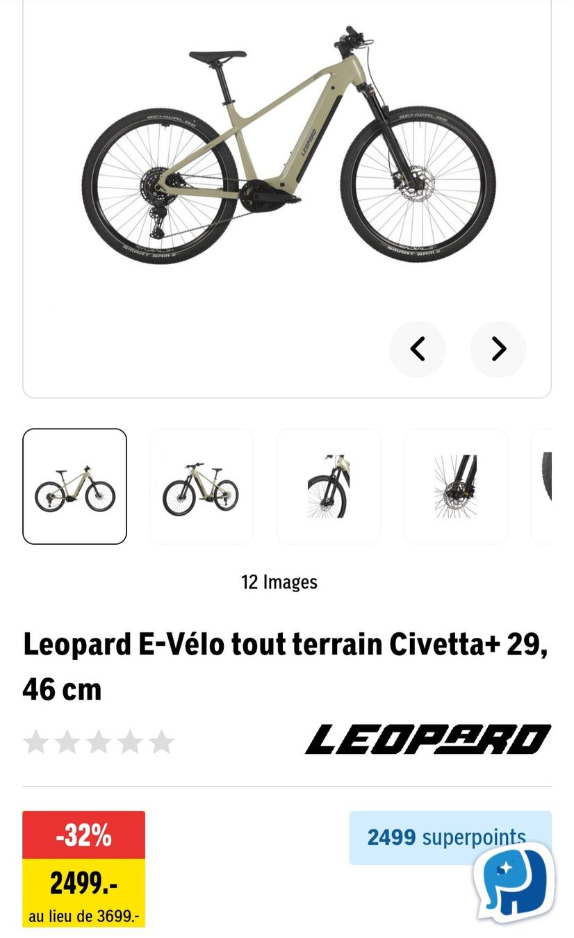 Leopard Biciclette: EVTT Leopard Civetta+ 29  NEUF – Usato da Villarvolard venduto da Ptilu 1