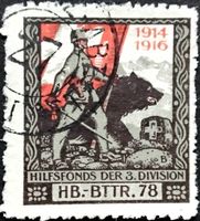 Soldatenmarke 1.WK, Haubitzen Bttr 78, Wi 3.Div 51