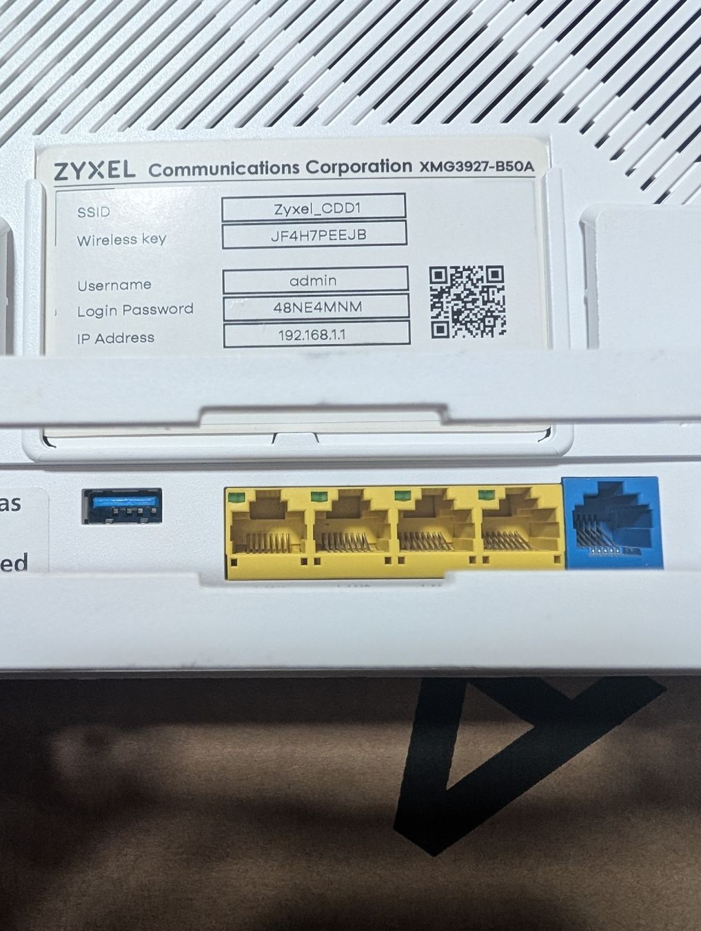 Zyxel Modem & Router: Zyxel XMG3927-B50A Router – Usato da Kreuzlingen venduto da cryotize 3