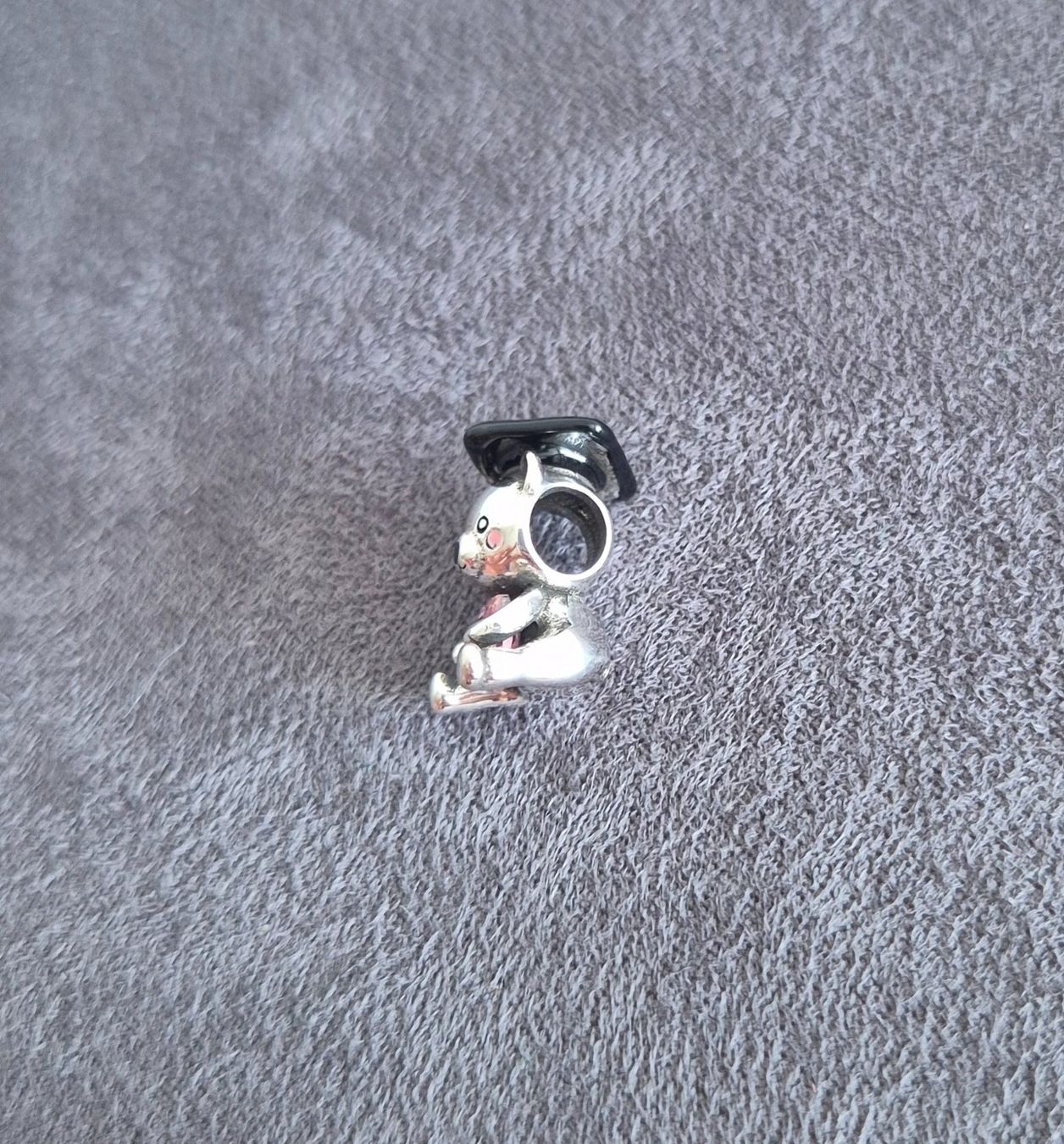 Anhänger: Silber Charm Teddybär Schulabschluss +Garantie – Neu (gemäss Beschreibung) aus Rotkreuz von Carbone_Bijou-Shop 2