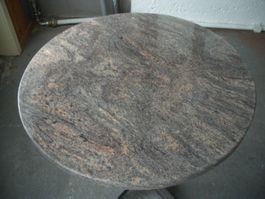 Marmor Platte Rund Durchmesser 68cm